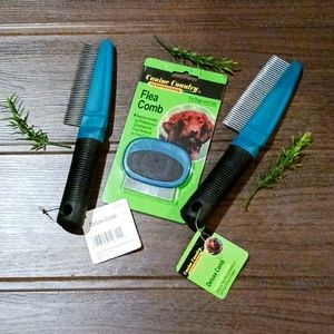 Dog 🐕 and Cat 🐈 Flea Comb,And Two Deluxe Combs